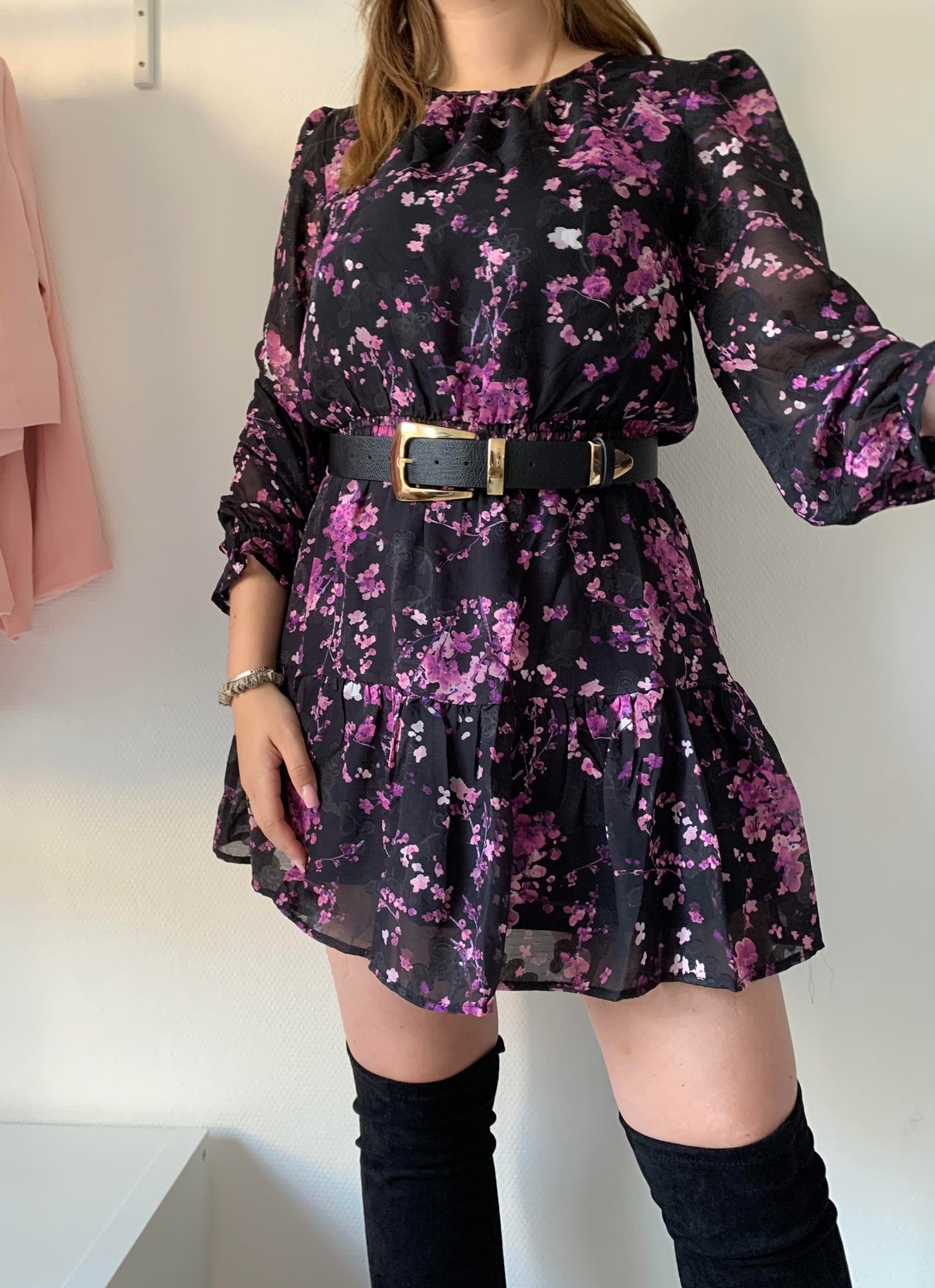 ROBE FLEURIE - VIOLET