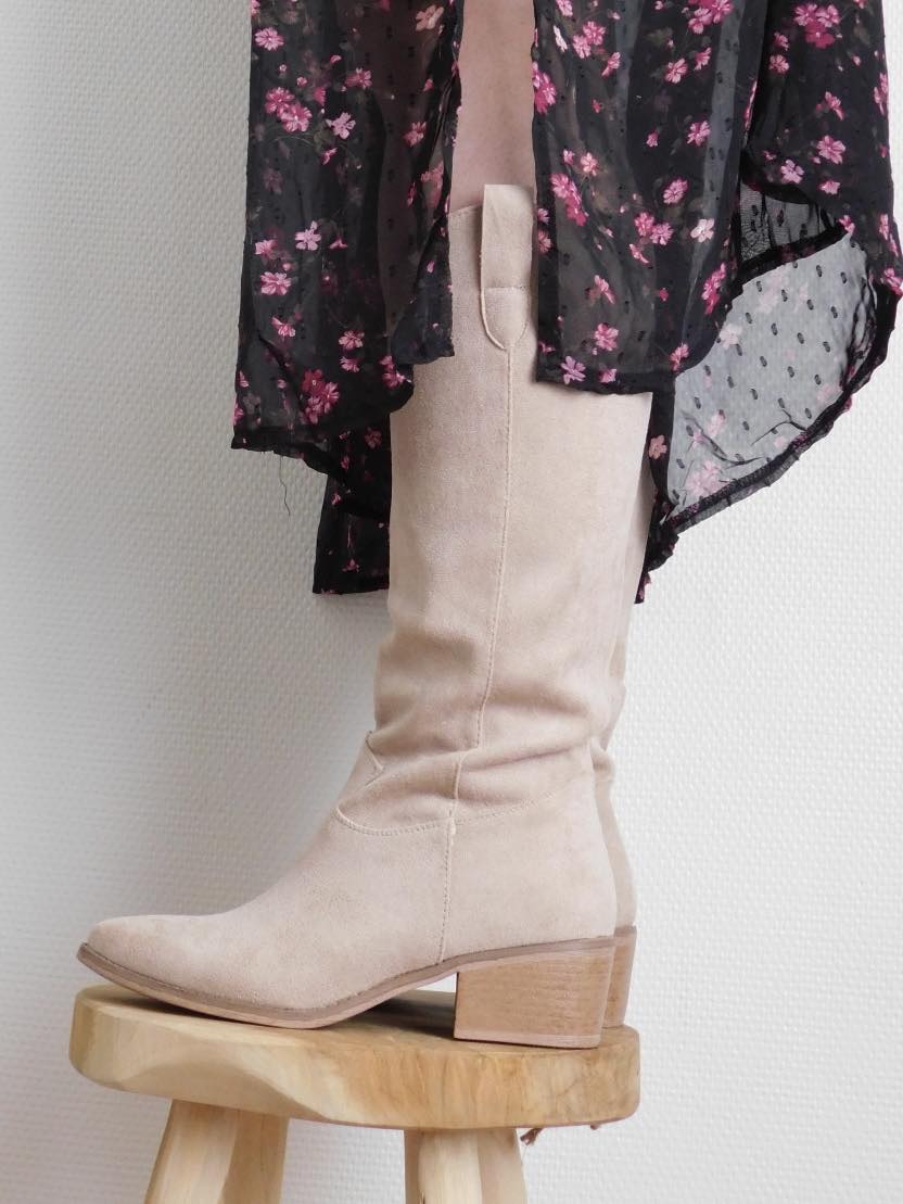 SANTIAGS EN SUEDINE - BEIGE