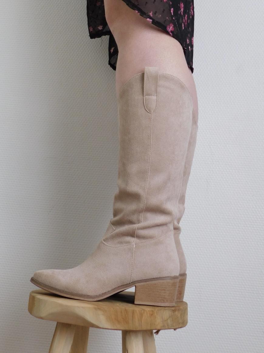 SANTIAGS EN SUEDINE - BEIGE