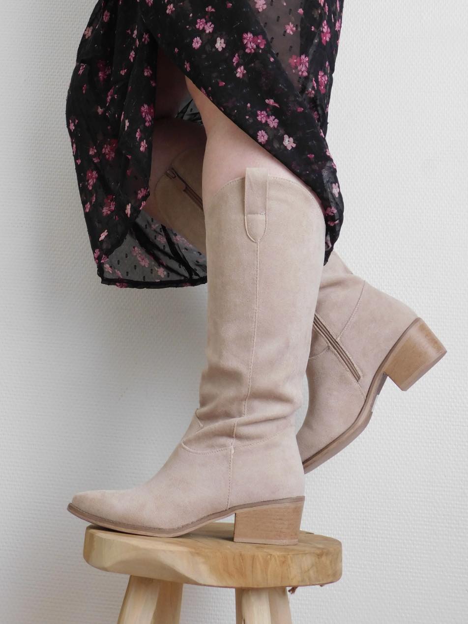 SANTIAGS EN SUEDINE - BEIGE