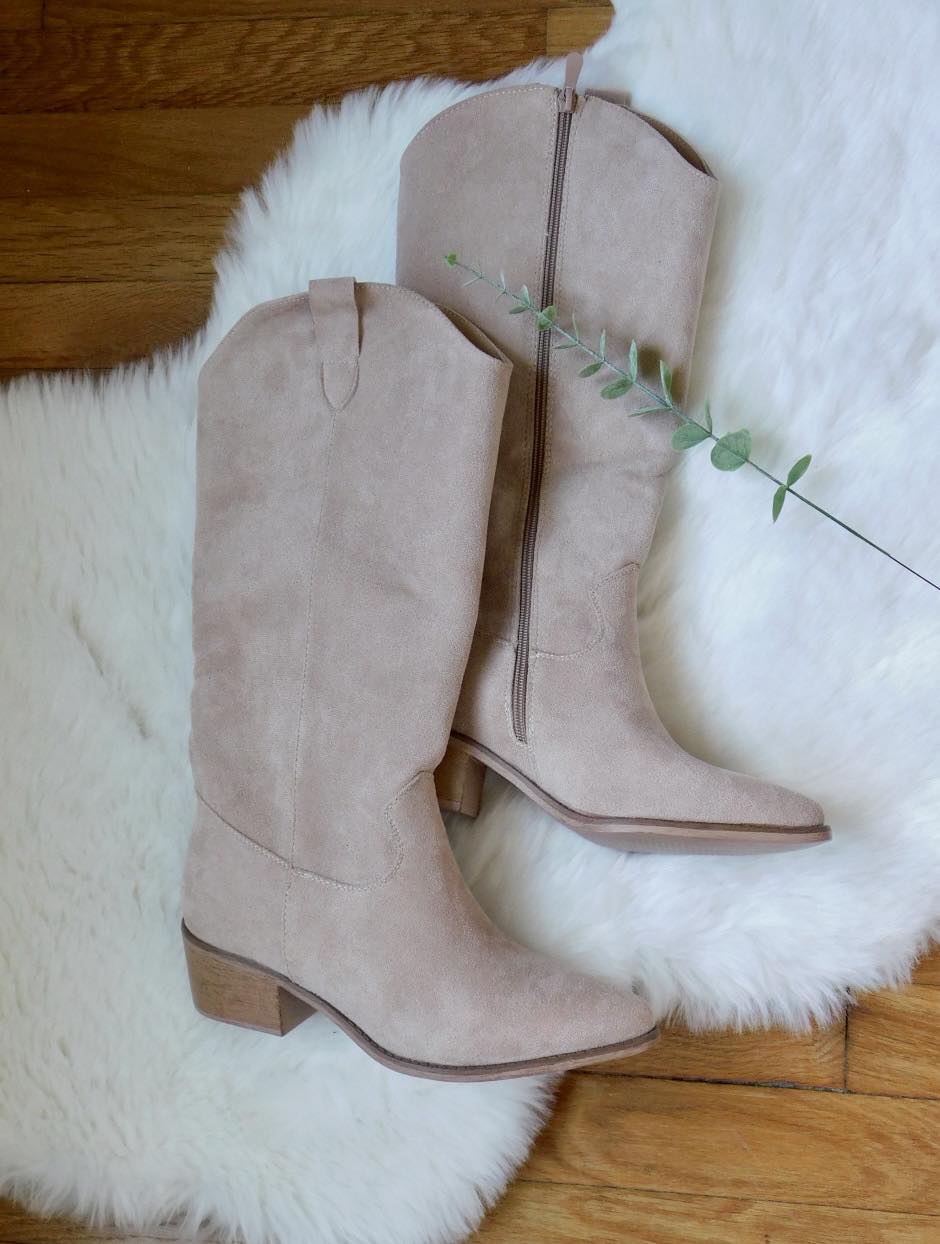 SANTIAGS EN SUEDINE - BEIGE