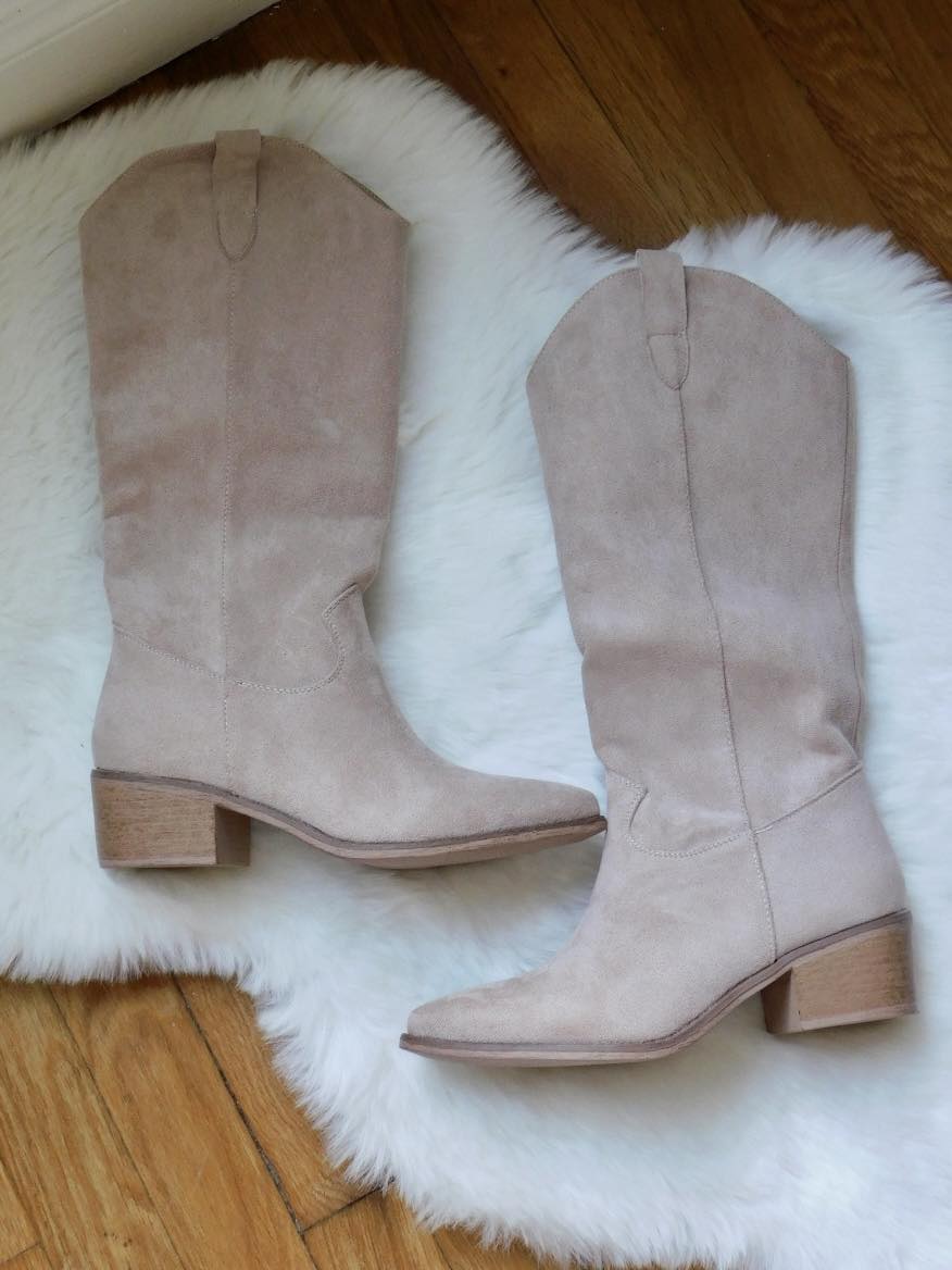 SANTIAGS EN SUEDINE - BEIGE