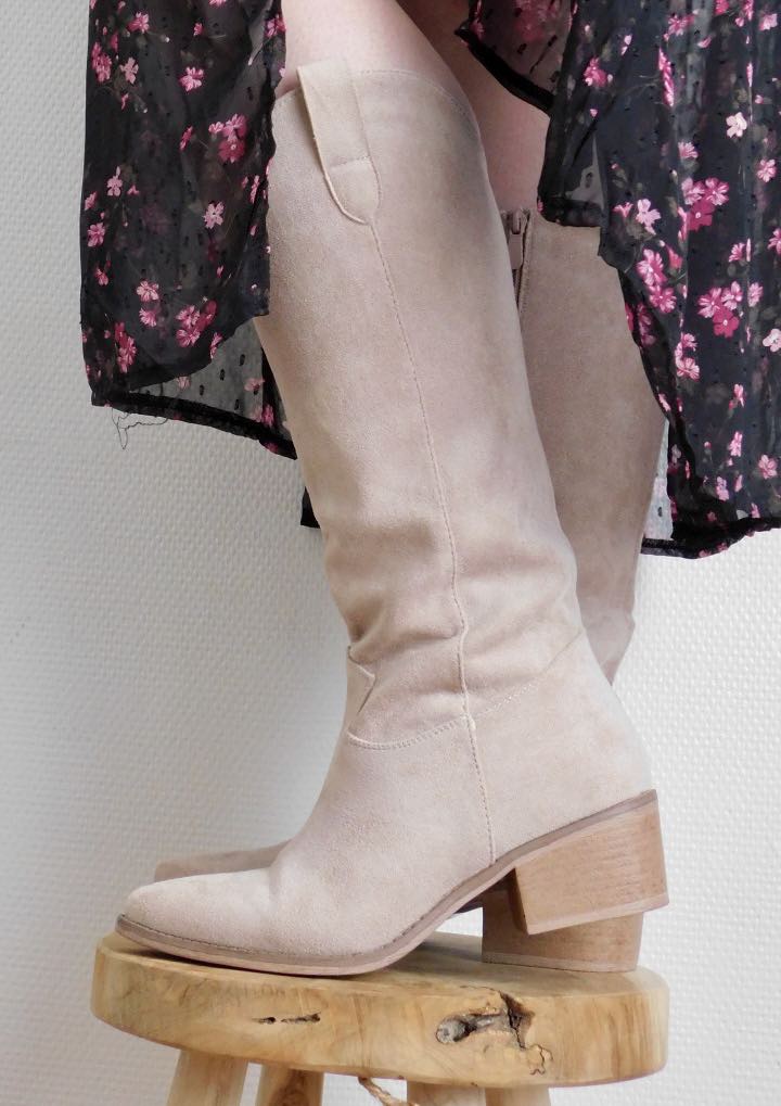 SANTIAGS EN SUEDINE - BEIGE