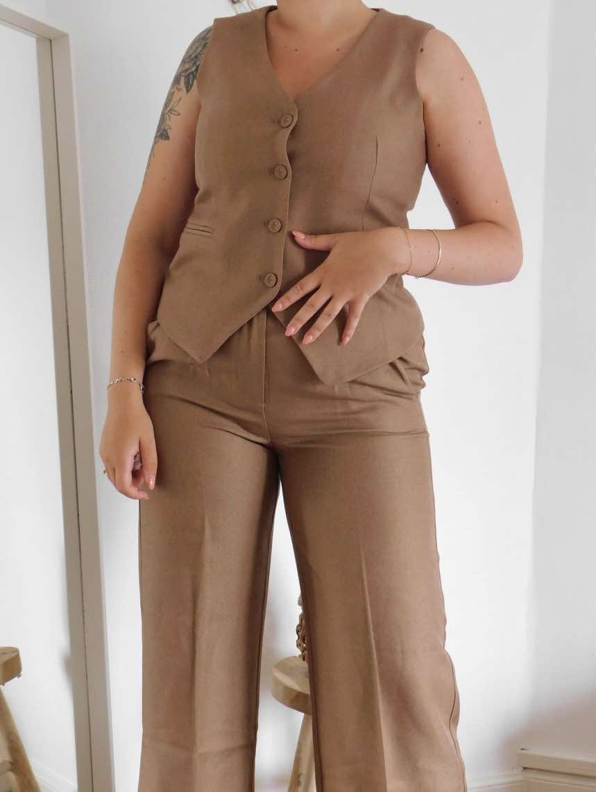 BOLÉRO COSTUME - MARRON