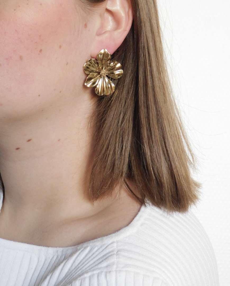 BOUCLES D'OREILLES - FLEURS