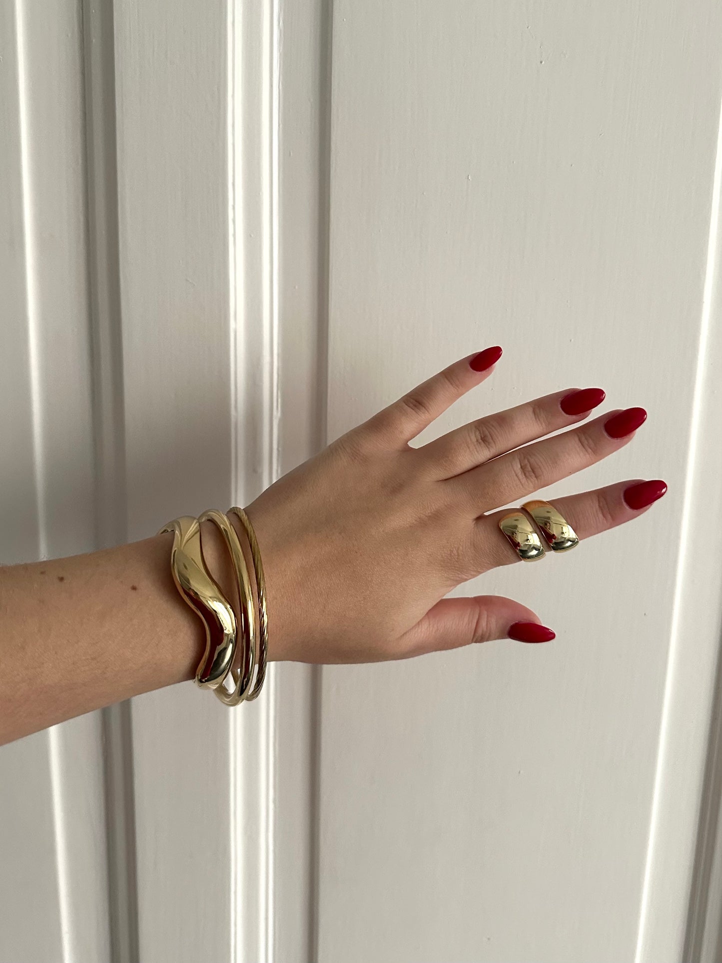 BRACELET JONC TRESSÉ - ACIER INOXYDABLE