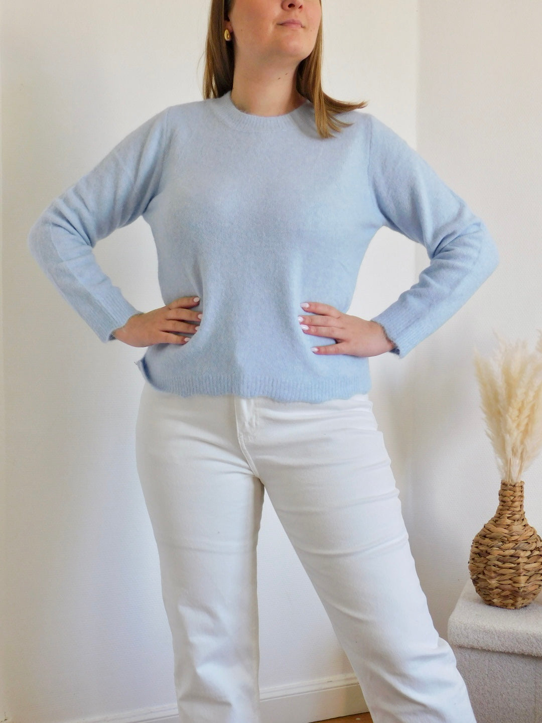PULL LEGER A NOEUDS - BLEU