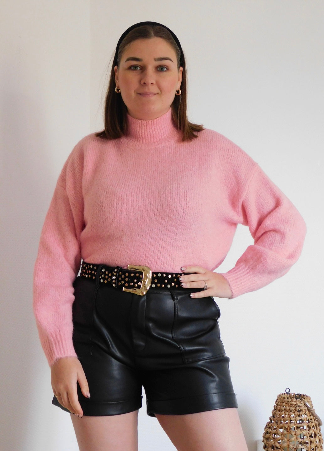 SHORT EN SIMILI CUIR