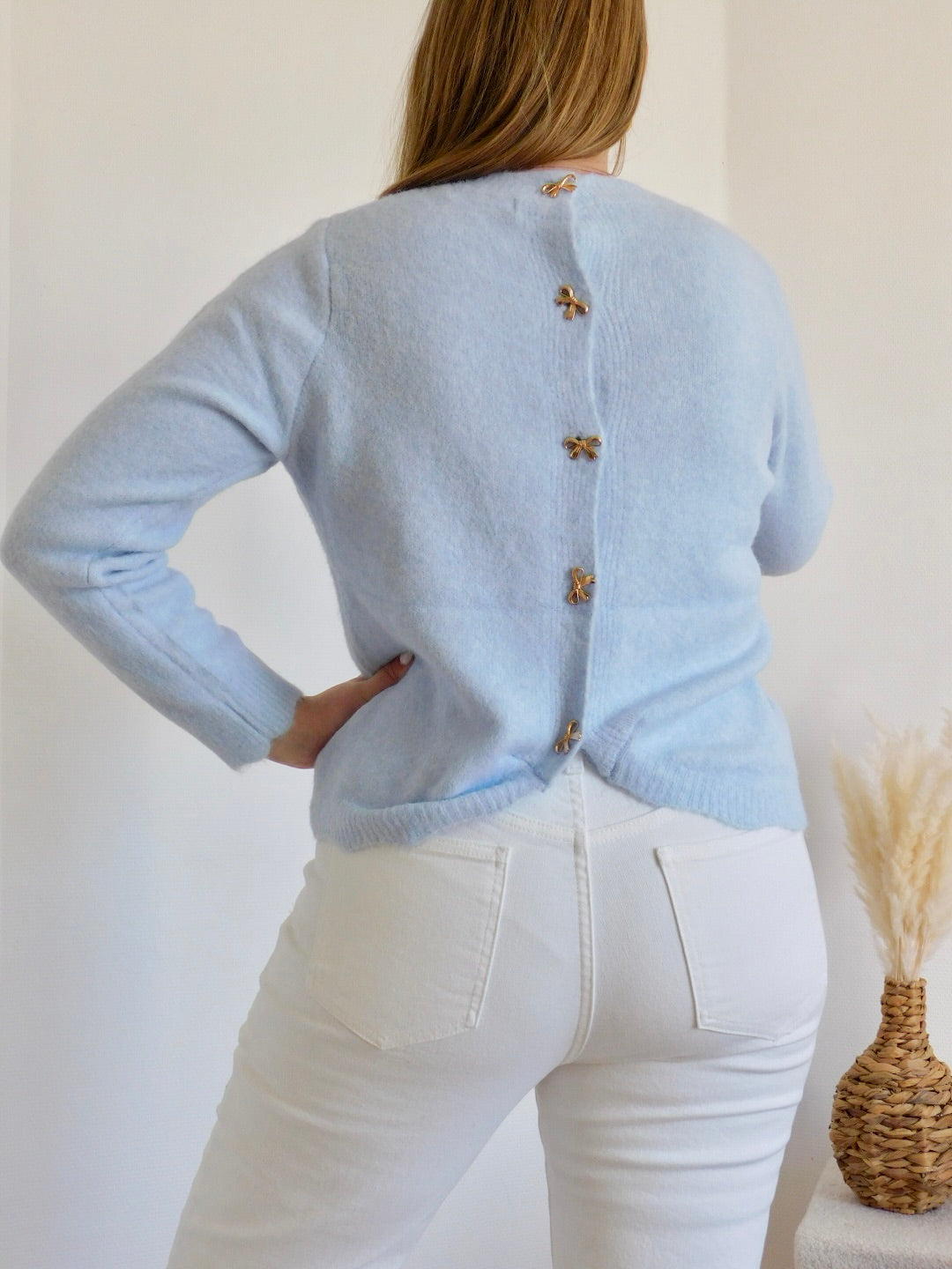 PULL LEGER A NOEUDS - BLEU
