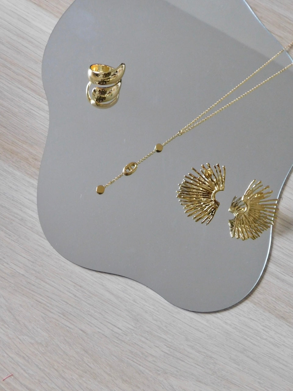 COLLIER EN ACIER INOXYDABLE - OR