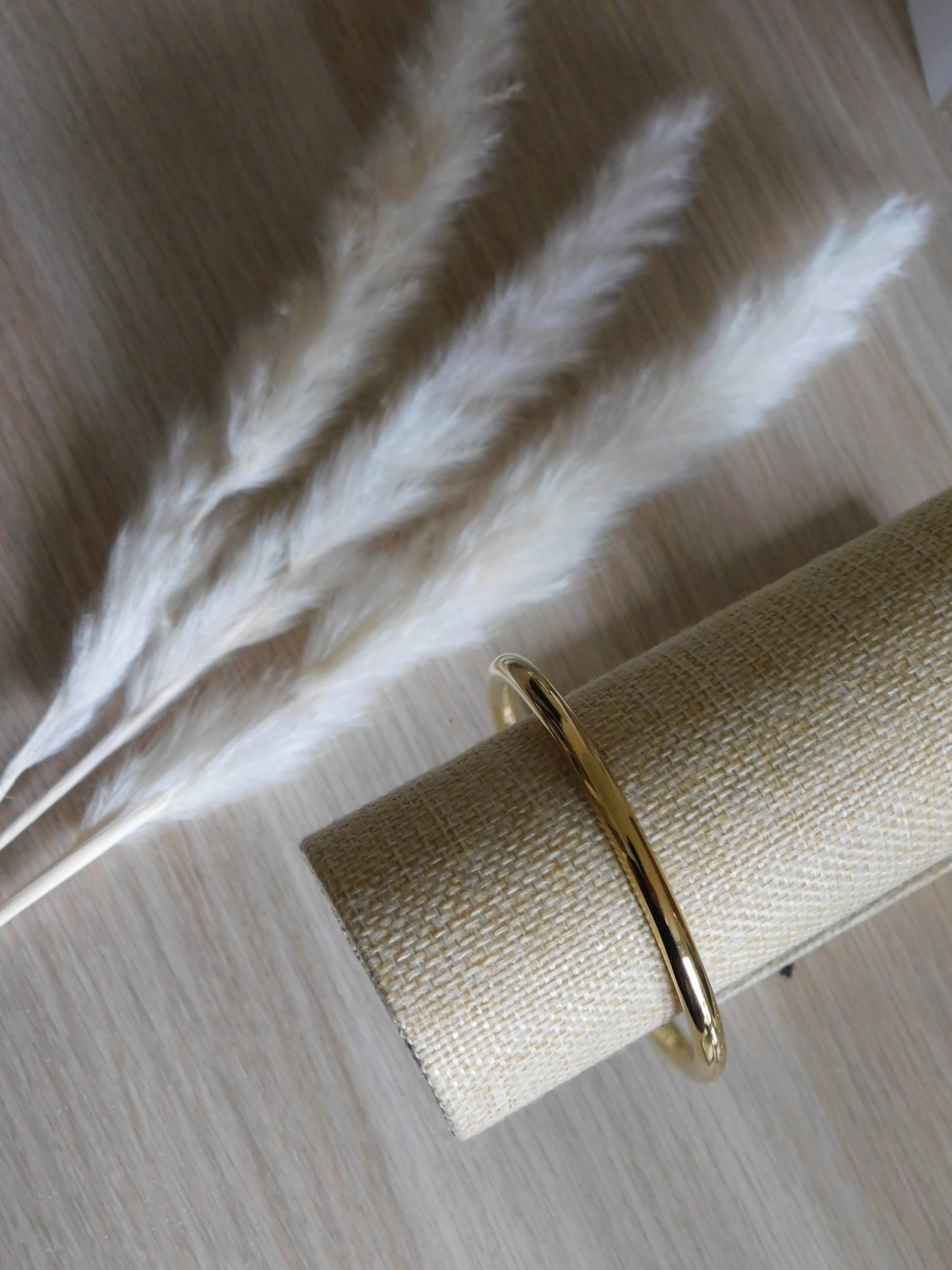 BRACELET JONC OR - ACIER INOXYDABLE