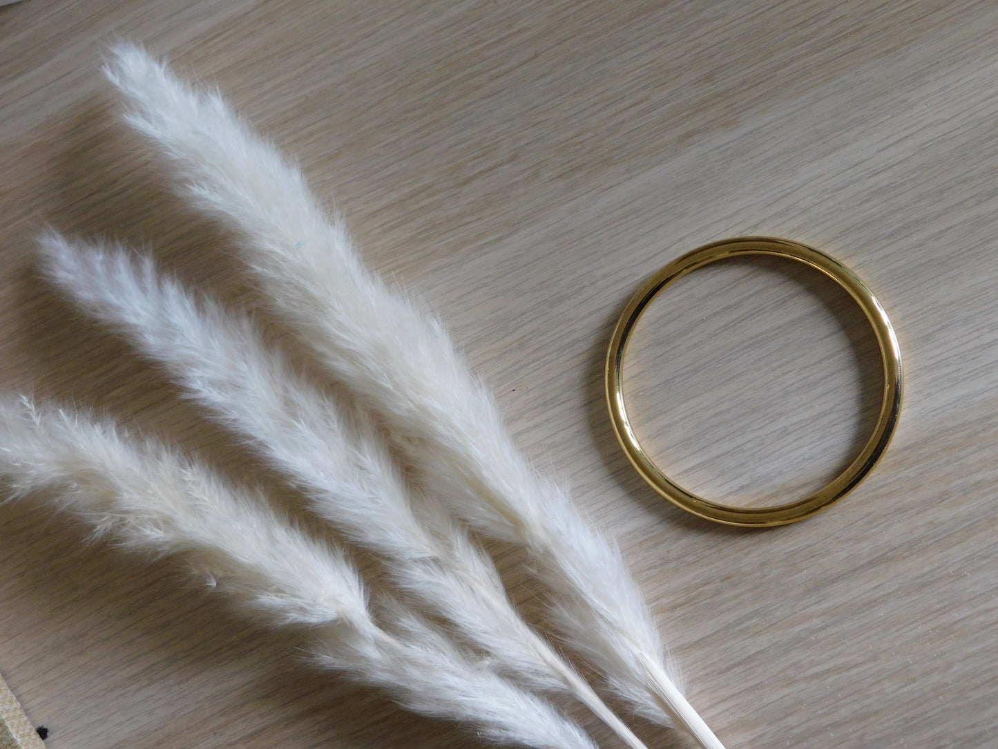 BRACELET JONC OR - ACIER INOXYDABLE