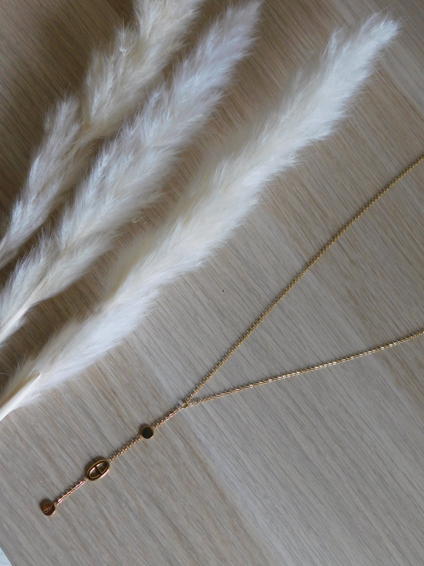 COLLIER EN ACIER INOXYDABLE - OR