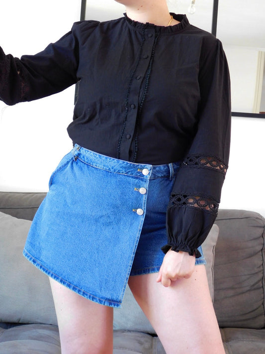 CHEMISE INTEMPORELLE - NOIR
