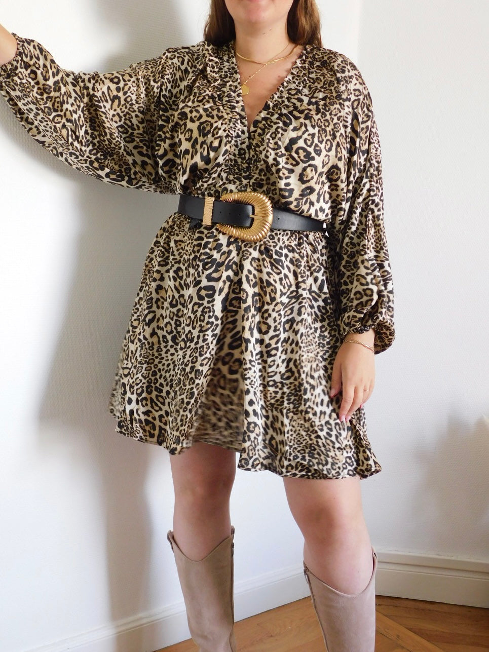 ROBE A IMPRIME LEOPARD