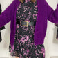 GILET EN LAINE - VIOLET