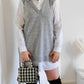 TUNIQUE / ROBE CHEMISE - GRIS