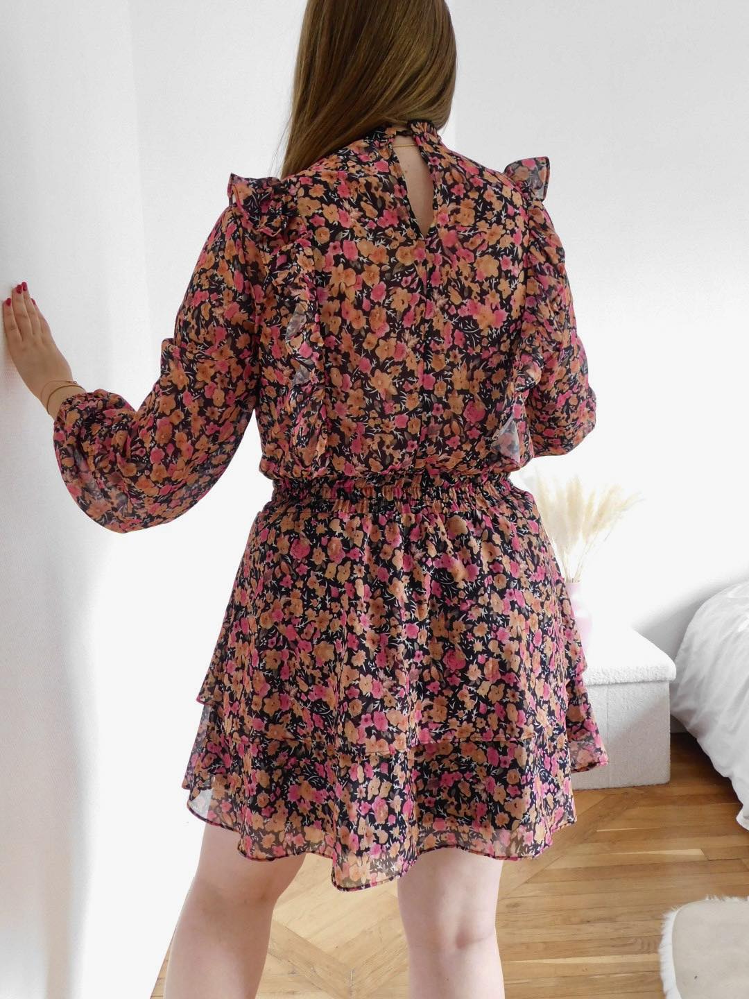 ROBE COURTE FLEURIE