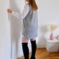 TUNIQUE / ROBE CHEMISE - GRIS