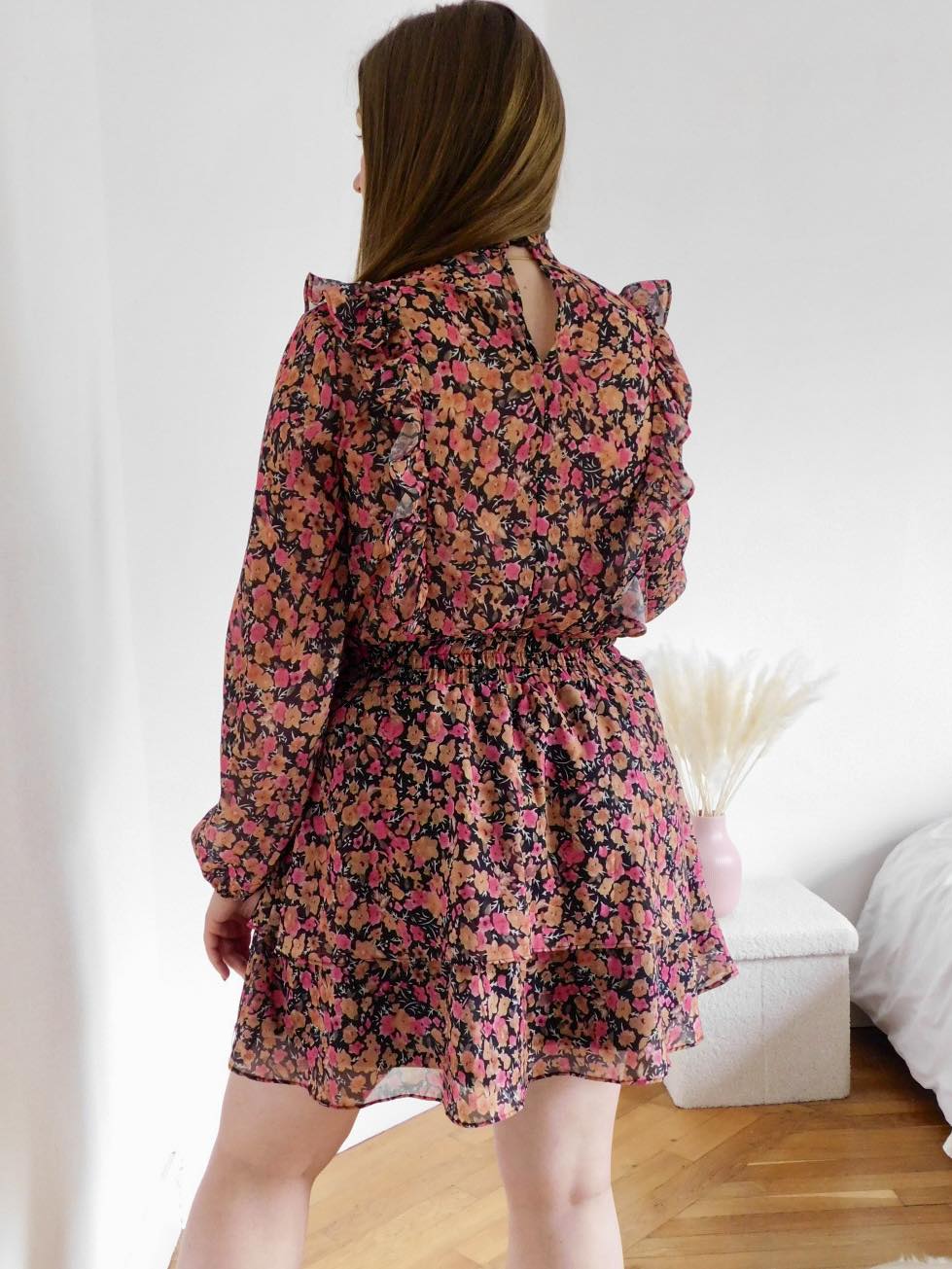 ROBE COURTE FLEURIE