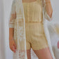 DEBARDEUR EFFET CROCHET / ENSEMBLE