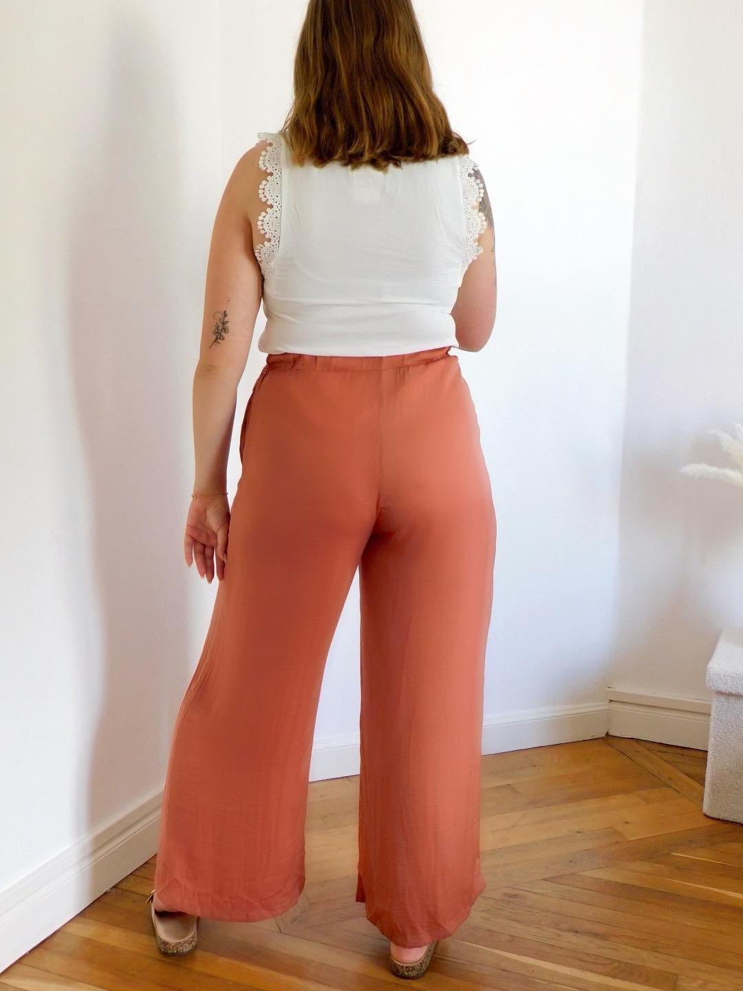 PANTALON FLUIDE - TERRACOTTA