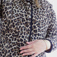 VESTE BOMBERS MATELASSÉE LEOPARD