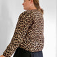 VESTE BOMBERS MATELASSÉE LEOPARD