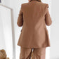 VESTE BLAZER MARRON