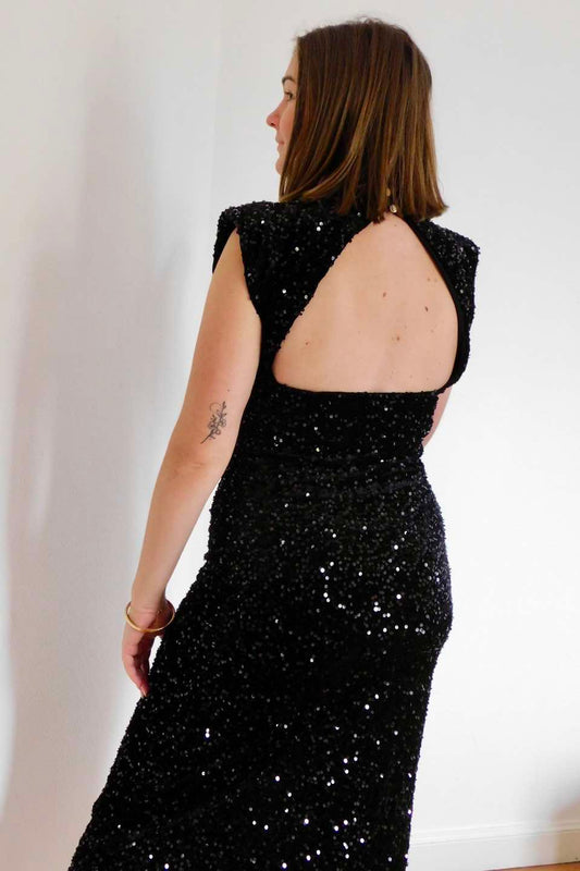 ROBE LONGUE EN SEQUINS