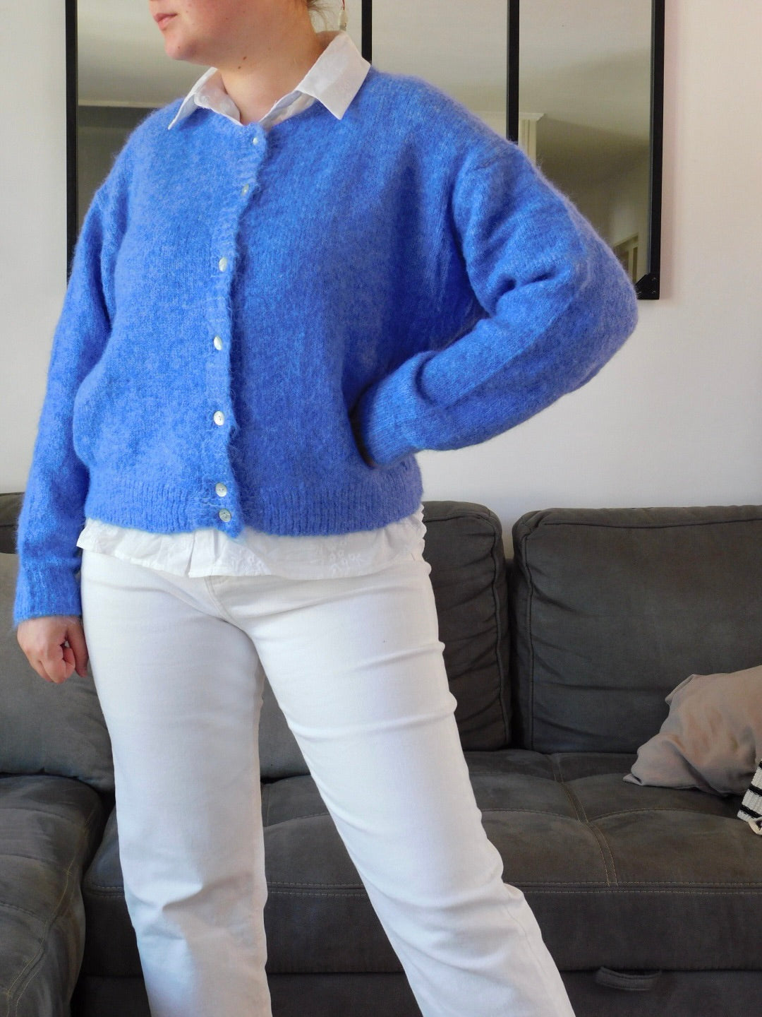GILET BLEU INDIGO
