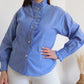 CHEMISE A FINES RAYURES