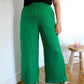 PANTALON FLUIDE - VERT