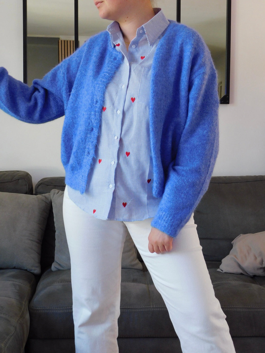 GILET BLEU INDIGO
