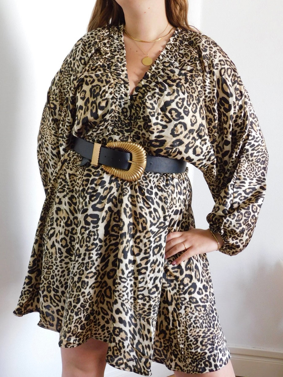 ROBE A IMPRIME LEOPARD