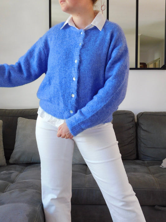 GILET BLEU INDIGO