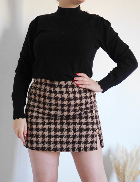 PULL LEGER NOIR - PARISIEN