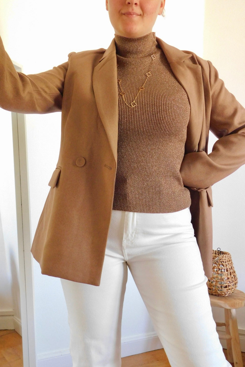 VESTE BLAZER MARRON