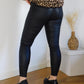 PANTALON EN ENDUIT - NOIR