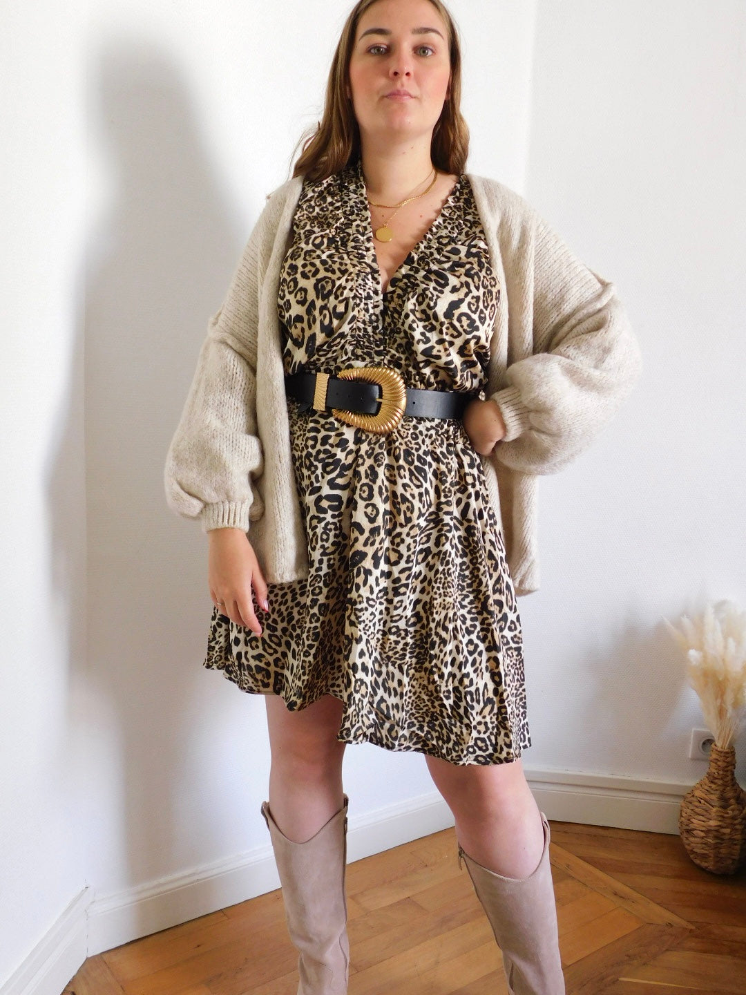 ROBE A IMPRIME LEOPARD